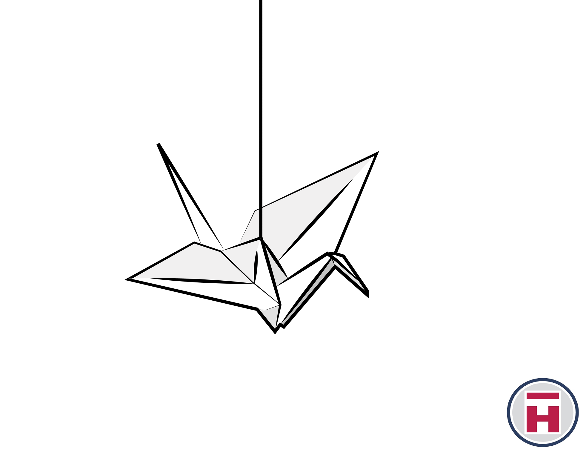 бумажныйЖуравлик журавлик 